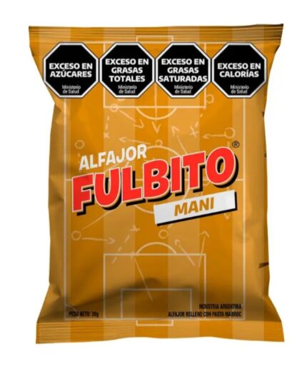 Alfajor fulbito de mani 30 gr
