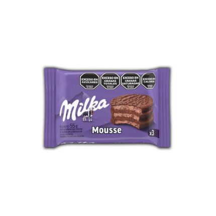 Alfajor milka trimousse