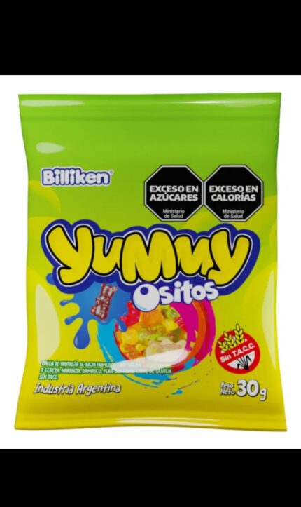 Gomitas yummy ositos x 30 gr