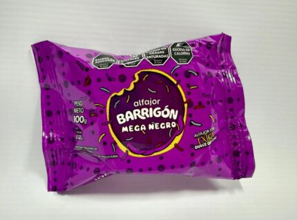 Alfajor barrigon mega negro 100 gr